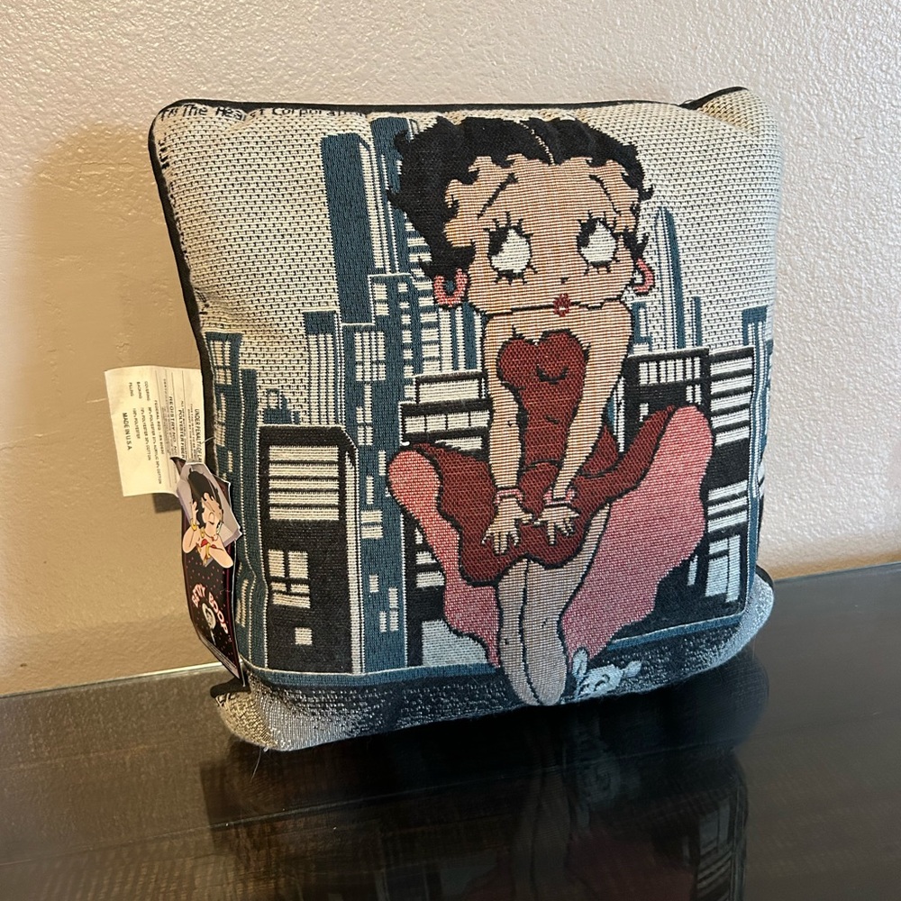 Vintage 1994 Betty Boop Marilyn 12” Pillow With Tag